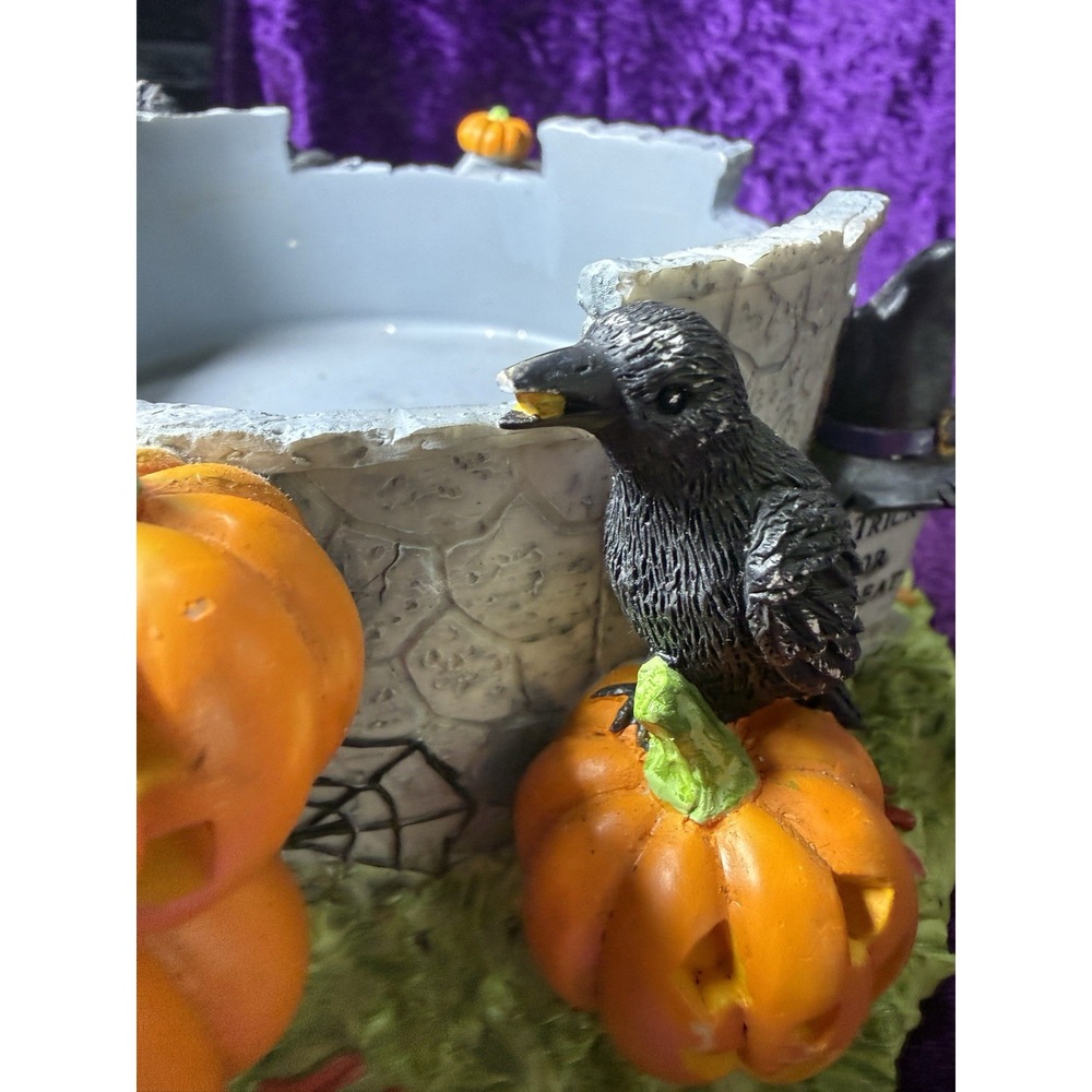 White Barn Candle Co Candle Holder Happy Haunting Halloween Autumn Decor Spooky - Picture 7 of 12